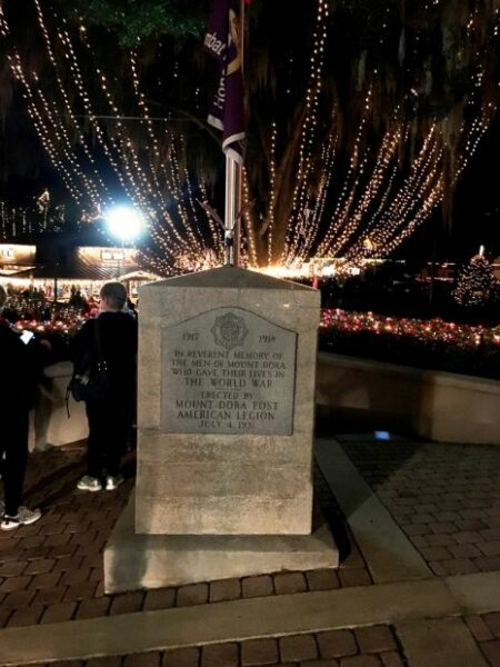 MOUNT DORA THE WORLD WAR MEMORIAL SIDE A