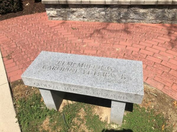 CAROLINE COUNTY “29, LET’S GO” WAR MEMORIAL BENCH