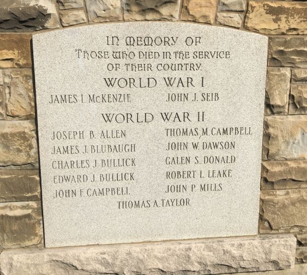 IN MEMORY OF FROSTBURG WAR VETERANS MEMORIAL  HONOR ROLL STONE