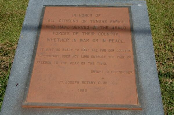 TENSAS PARISH ARMED FORCES MEMORIAL