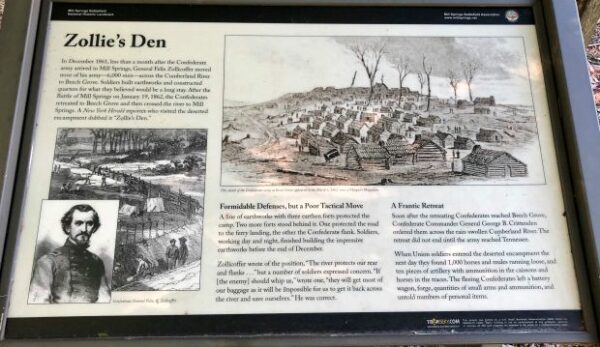 ZOLLIE’S DEN WAR MEMORIAL PANEL