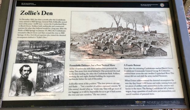 ZOLLIE’S DEN WAR MEMORIAL PANEL