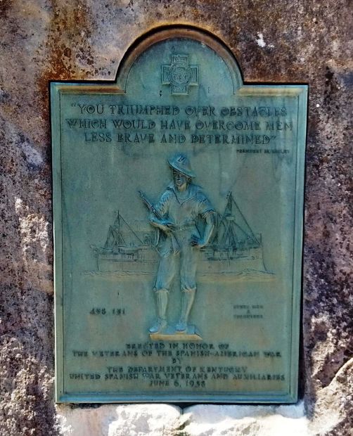 BOWLING GREEN SPANISH AMERICAN WAR MEMORIAL PLAQUE