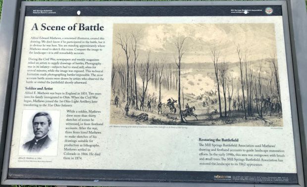 A SCENE OF BATTLE WAR MEMORIAL PANEL