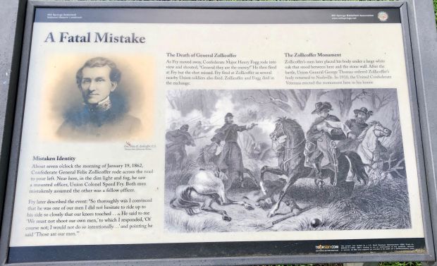 A FATAL MISTAKE WAR MEMORIAL PANEL