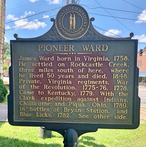 PIONEER WARD REVOLUTIONARY WAR MEMORIAL MARKER
