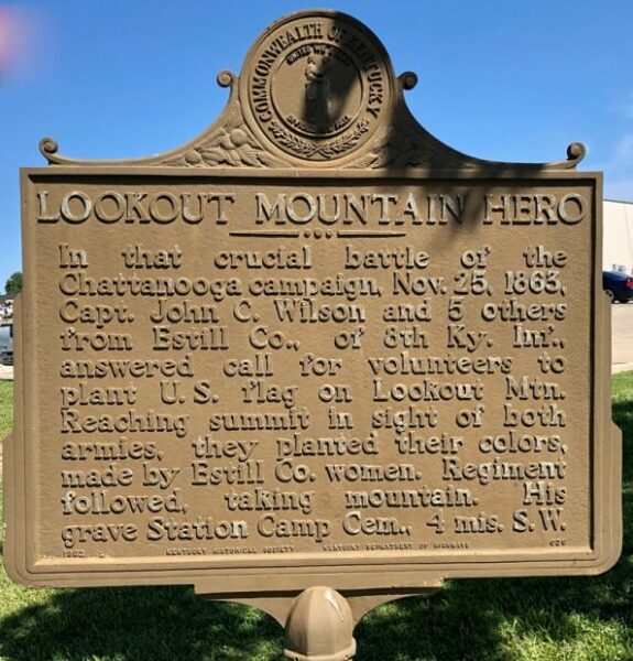 LOOKOUT MOUNTAIN HERO WAR MEMORIAL MARKER