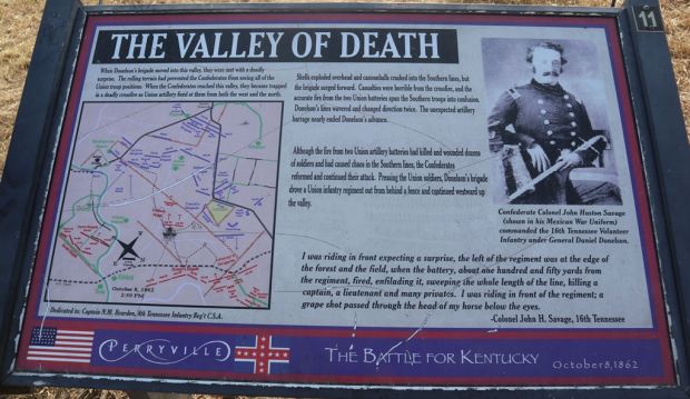 THE VALLEY OF DEATH MEMORIAL PANEL