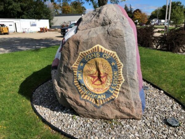 SAINT ANSGAR FREEDOM ROCK VETERANS MEMORIAL SIDE B