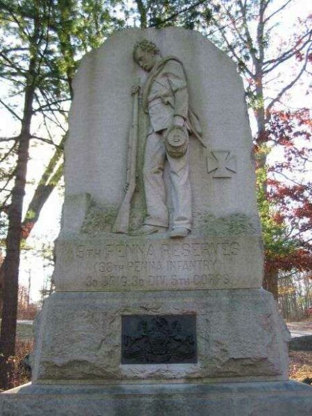 9TH PENNSYLVANIA INFANTRY RESERVES WAR MEMORIAL