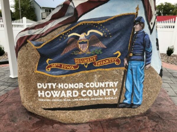 HOWARD COUNTY FREEDOM ROCK VETERANS MEMORIAL SIDE A