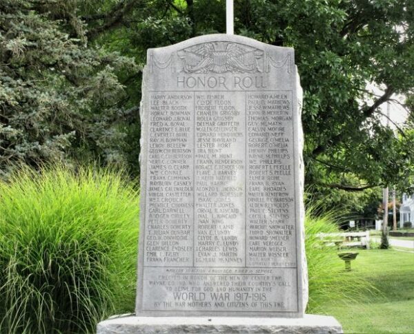 CENTER TWP. WORLD WAR MEMORIAL
