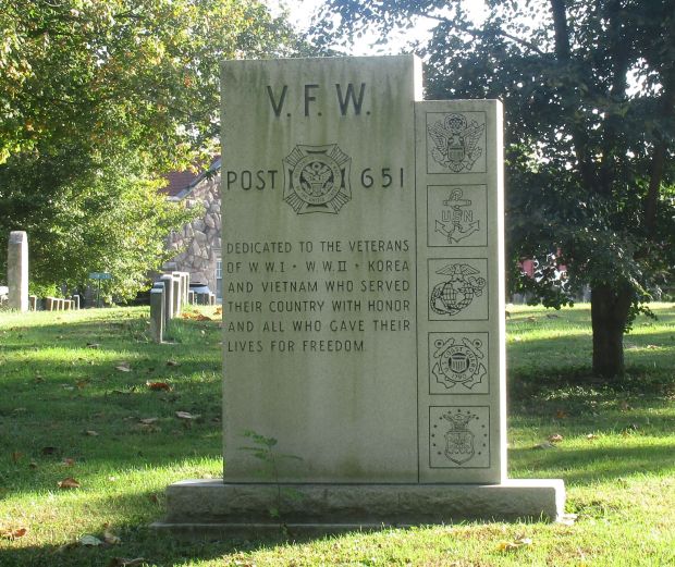 V.F.W. POST 651 WAR VETERANS MEMORIAL