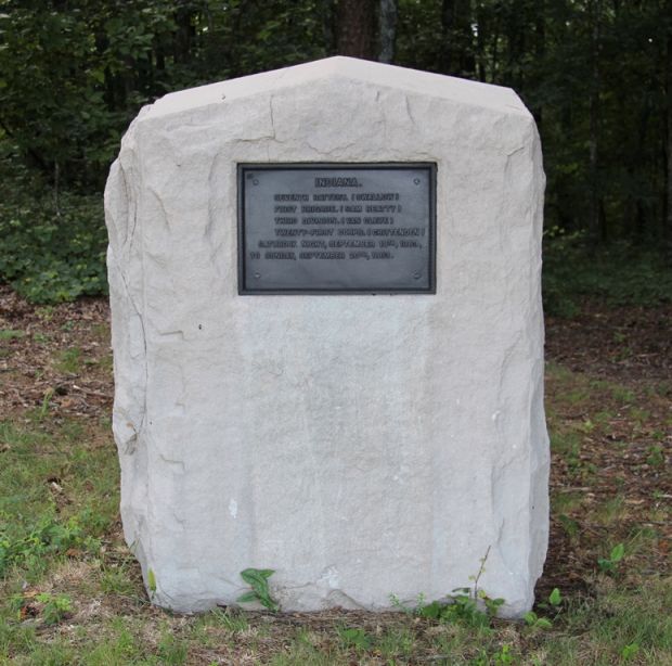INDIANA. SEVENTH BATTERY SATURDAY TO SUNDAY WAR MEMORIAL