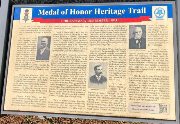MEDAL OF HONOR HERITAGE TRAIL MEMORIAL PLAQUE C