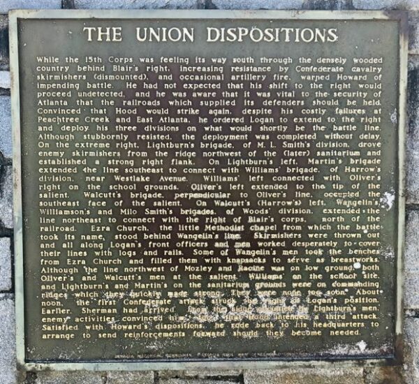 THE UNION DISPOSITIONS WAR MEMORIAL PLAQUE