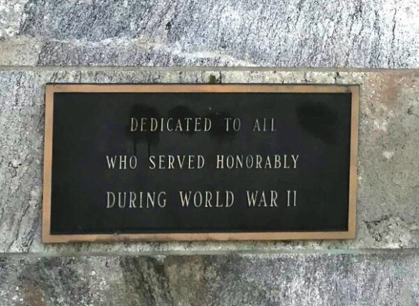 LEOMINSTER WAR MEMORIAL PLAQUE A