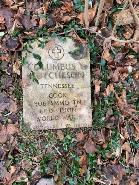 COLUMBUS U HUTCHESON WAR MEMORIAL CEMETERY STONE