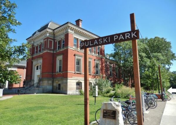 PULASKI PARK MEMORIAL MARKER