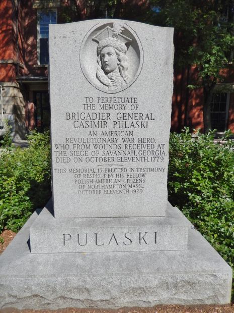 TO PERPETUATE THE MEMORY OF BRIGADIER GENERAL CASIMIR PULASKI MEMORIAL