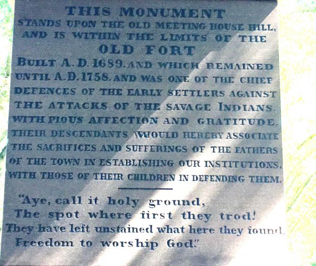 DEERFIELD CIVIL WAR MEMORIAL STONE B