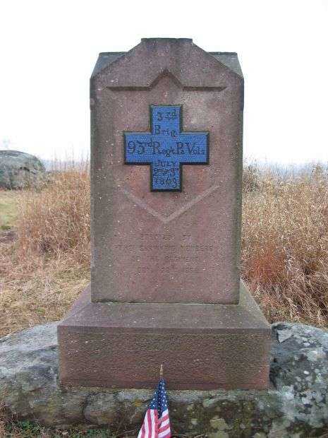 93RD REGIMENT PENNSYLVANIA VOLUNTEERS WAR MEMORIAL