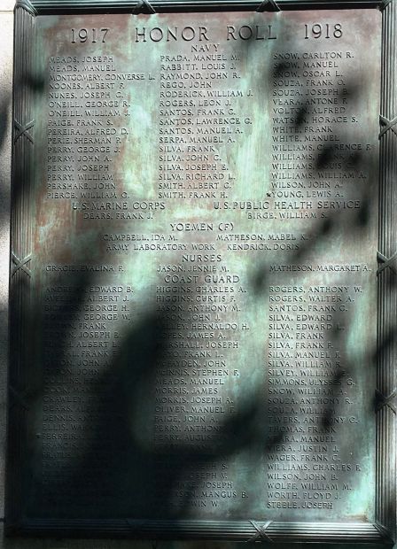 SONS OF PROVINCETOWN WAR MEMORIAL PLAQUE C