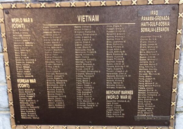 VETERANS OF PROVINCETOWN MEMORIAL PLAQUE E