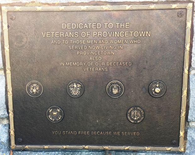VETERANS OF PROVINCETOWN MEMORIAL PLAQUE A