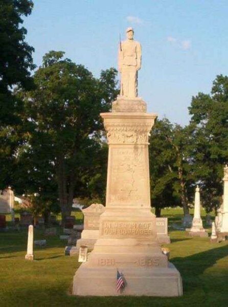 EAST HILL CEMETERY CIVIL WAR MEMORIAL