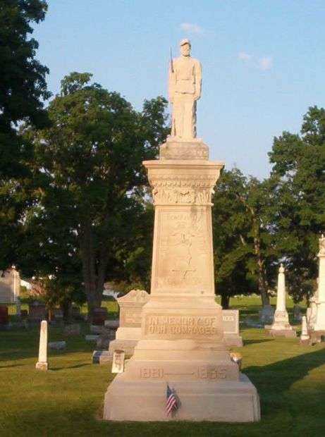 EAST HILL CEMETERY CIVIL WAR MEMORIAL