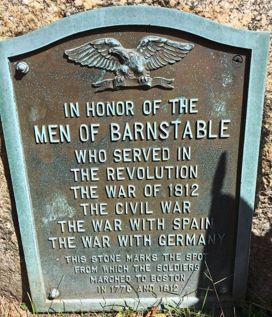 MEN OF BARNSTABLE WAR MEMORIAL PLAQUE