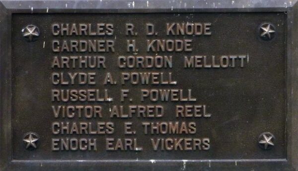 SHARPSBURG DIST WORLD WAR MEMORIAL PLAQUE B