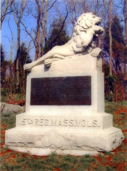 15TH REG. MASS. VOLS. ANTIETAM BATTLEFIELD MEMORIAL