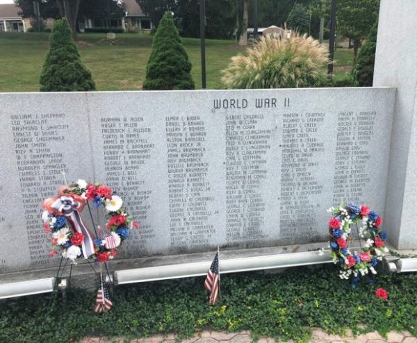 V.F.W. POST 10502 WAR VETERANS MEMORIAL PANEL B