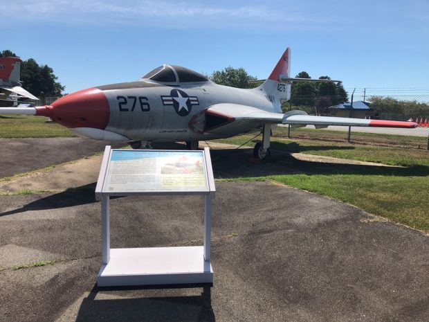 GRUMMAN F-9J COUGAR MEMORIAL AIRCRAFT