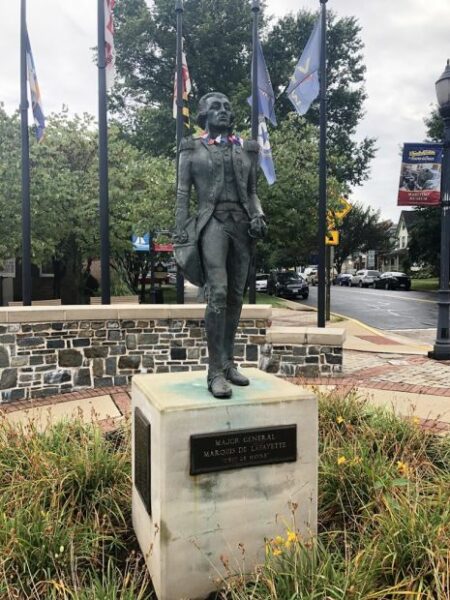 MAJOR GENERAL MARQUIS DE LAFAYETTE WAR MEMORIAL