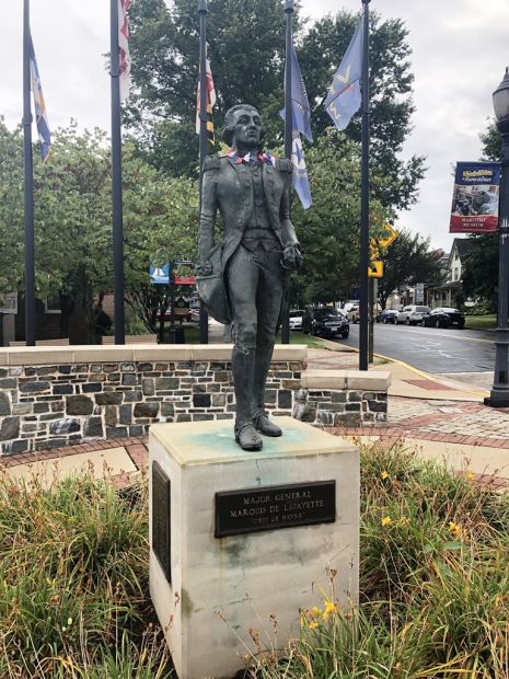 MAJOR GENERAL MARQUIS DE LAFAYETTE WAR MEMORIAL