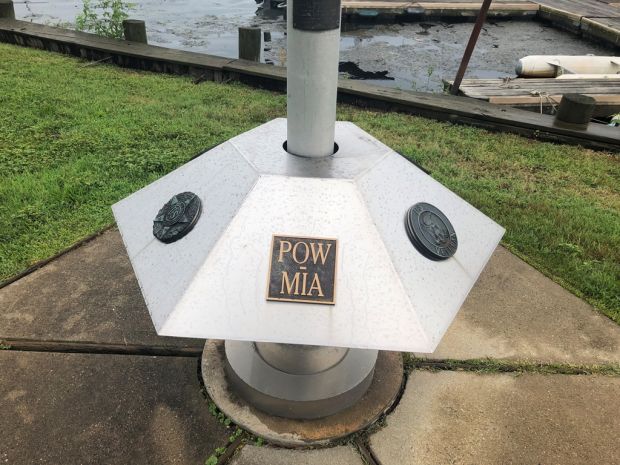 AMERICAN LEGION POST NO. 47 ALL WAR VETERANS MEMORIAL FLAGPOLE BASE