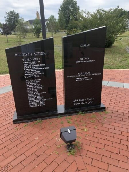 FEDERALSBURG HOMETOWN VETERANS MEMORIAL SECTION B