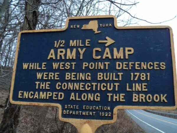 ARMY CAMP REVOLUTIONARY WAR MEMORIAL MARKER