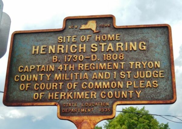HENRICH STARING REVOLUTIONARY WAR MEMORIAL MARKER