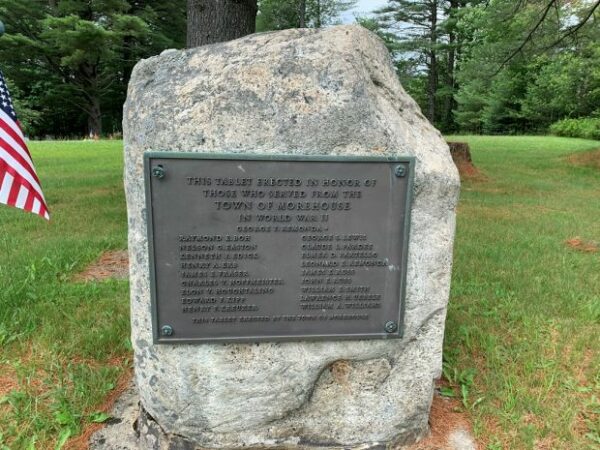 TOWN OF MOREHOUSE WORLD WAR II MEMORIAL