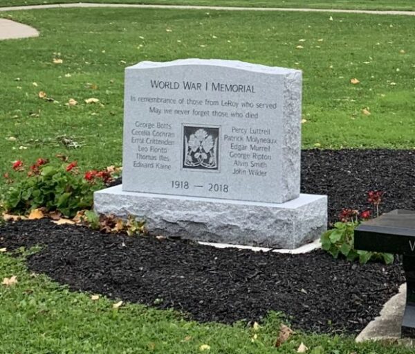 LEROY WORLD WAR I MEMORIAL