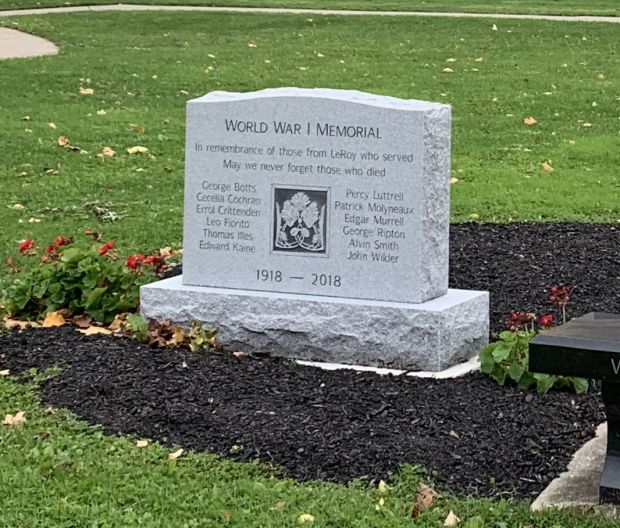 LEROY WORLD WAR I MEMORIAL