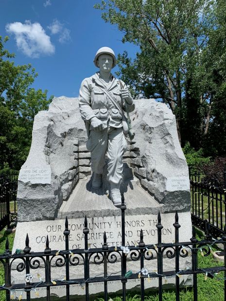 KEESEVILLE HONOR ROLL WAR MEMORIAL STATUE