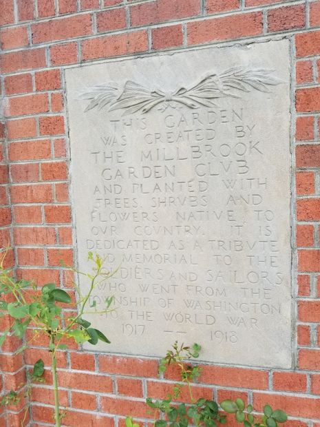 TRIBUTE GARDEN WAR MEMORIAL STONE B