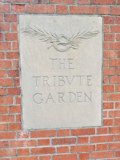 TRIBUTE GARDEN WAR MEMORIAL STONE A