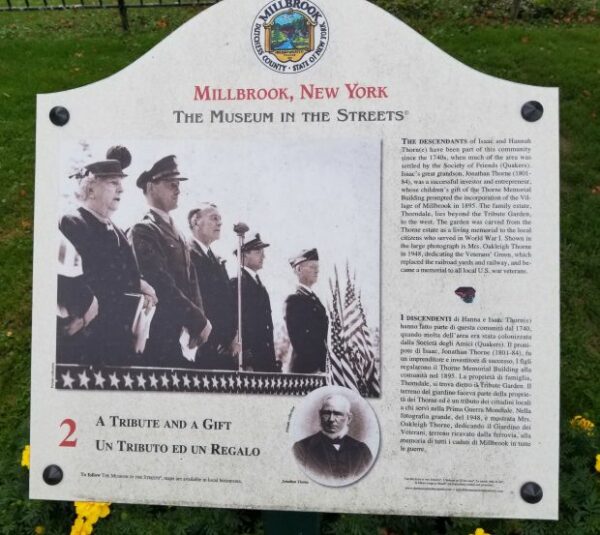 A TRIBUTE AND A GIFT WAR MEMORIAL PLAQUE