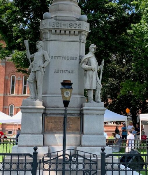 DELAWARE COUNTY, NY CIVIL WAR MEMORIAL SIDE A
